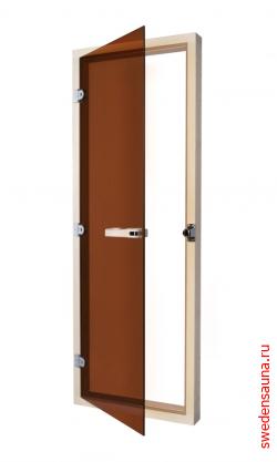 SAWO Дверь 730 - 4SGA,  690mm х 1890mm  Бронза с порогом - фото, описание, отзывы.