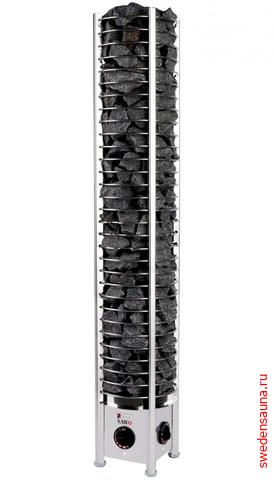 Электрическая печь SAWO TOWER TH3-35Ni2-P (3,5 кВт, выносной пульт, встроенный блок мощности, нержавейка) - фото, описание, отзывы.