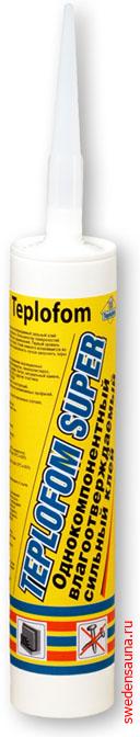 Сильный полиуретановый клей TEPLOFOM SUPER 300мл - фото, описание, отзывы.