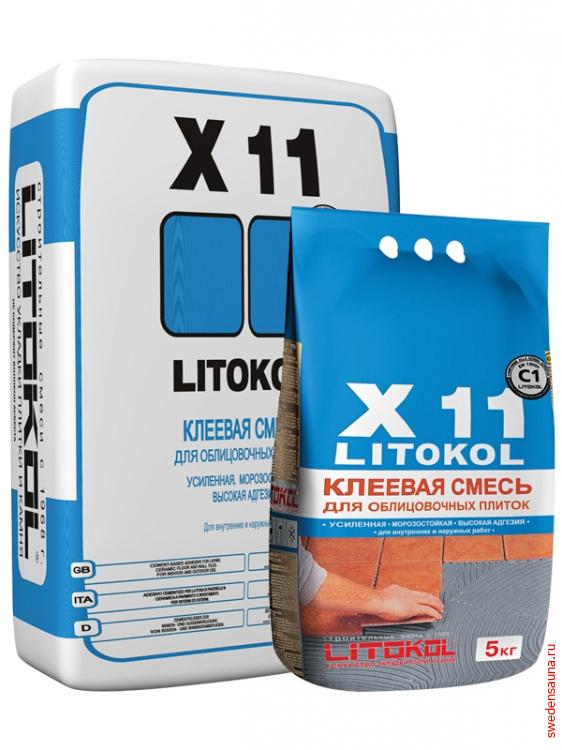Клей для укладки плитки LITOKOL X11-25кг - фото, описание, отзывы.