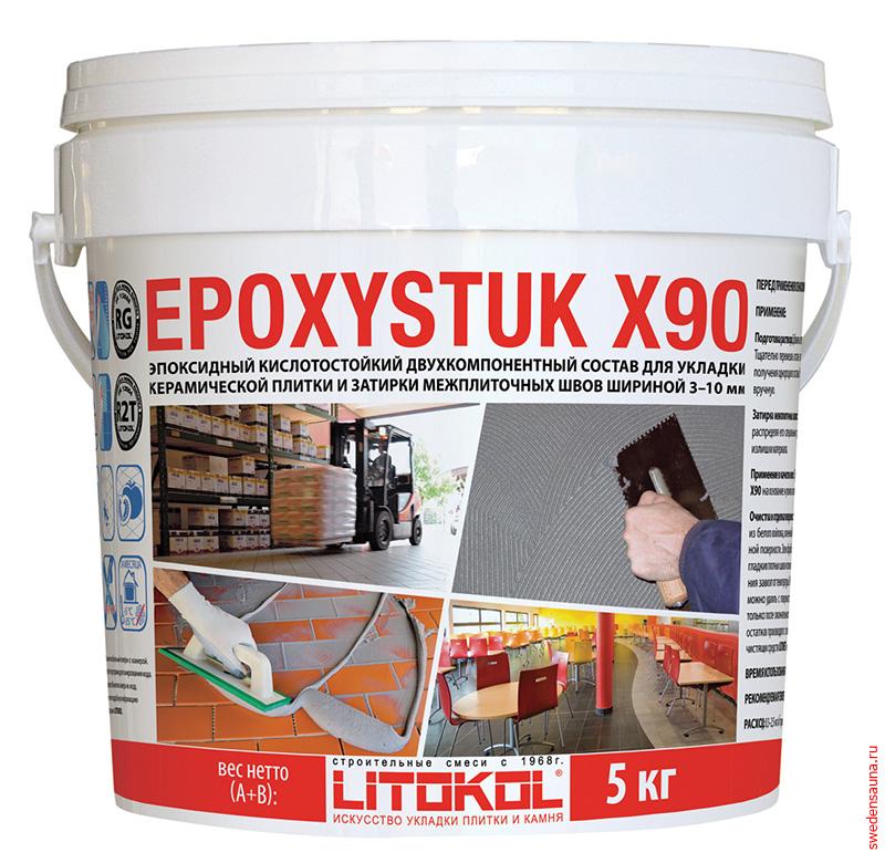 ЭПОКСИДНАЯ КИСЛОТОСТОЙКАЯ ЗАТИРКА EPOXYSTUK X90- 5кг - фото, описание, отзывы.