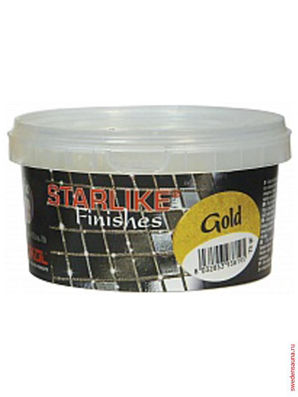 Декоративная добавка золотистого цвета STARLIKE®FINISHES  GOLD -75гр - фото, описание, отзывы.