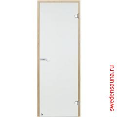 Дверь для сауны Harvia STG 8×19 коробка сосна, стекло прозрачное - фото, описание, отзывы.