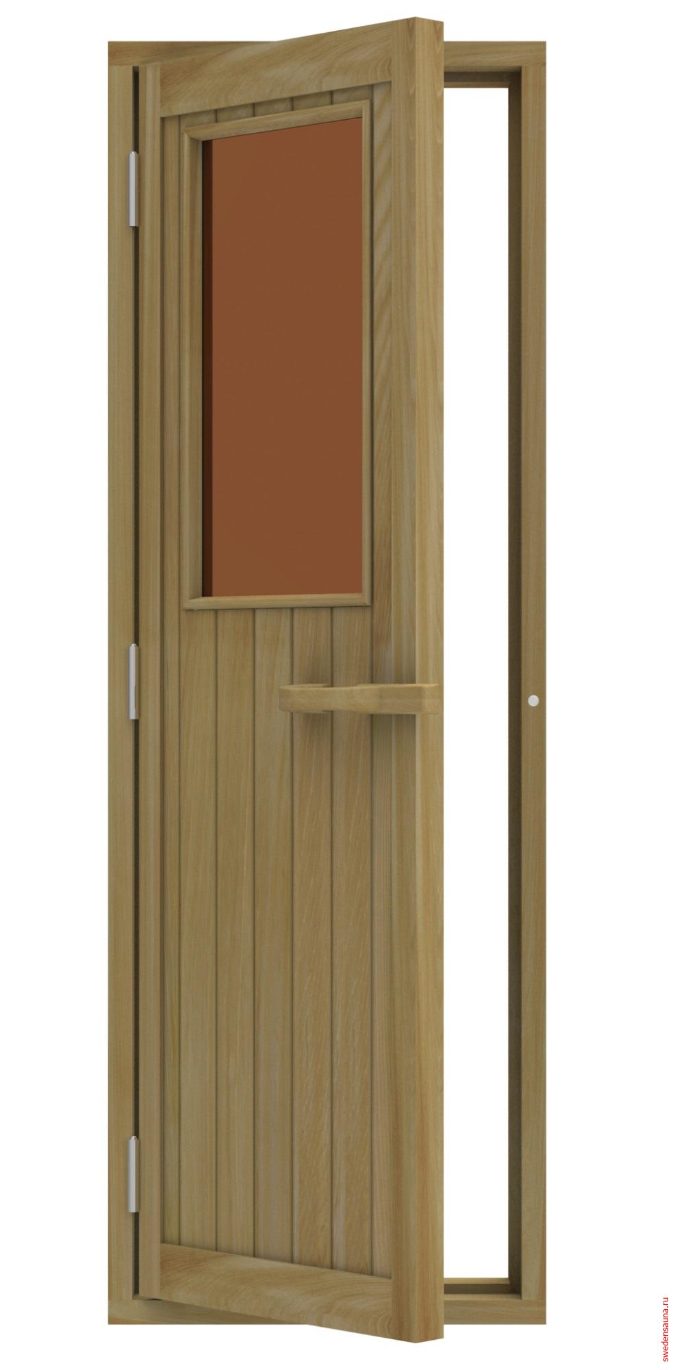 Дверь SAWO 735-4SGD-L 700 x 2040 (бронза, левая, кедр) - фото, описание, отзывы.