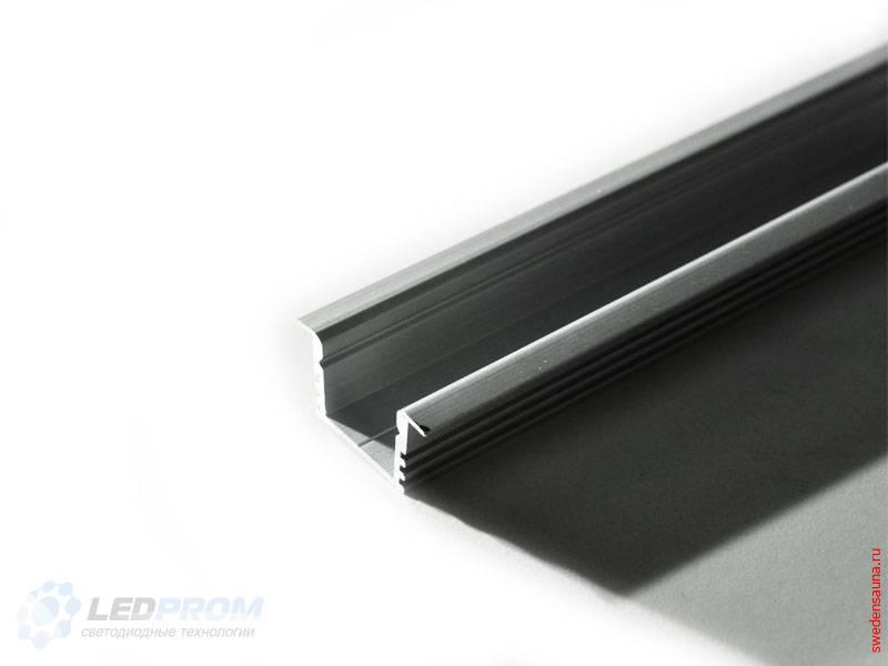 Профиль алюминиевый для светодиодной ленты (2м) - фото, описание, отзывы.