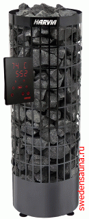 HARVIA Электрическая печь Cilindro PC90XE Black Steel  - фото, описание, отзывы.